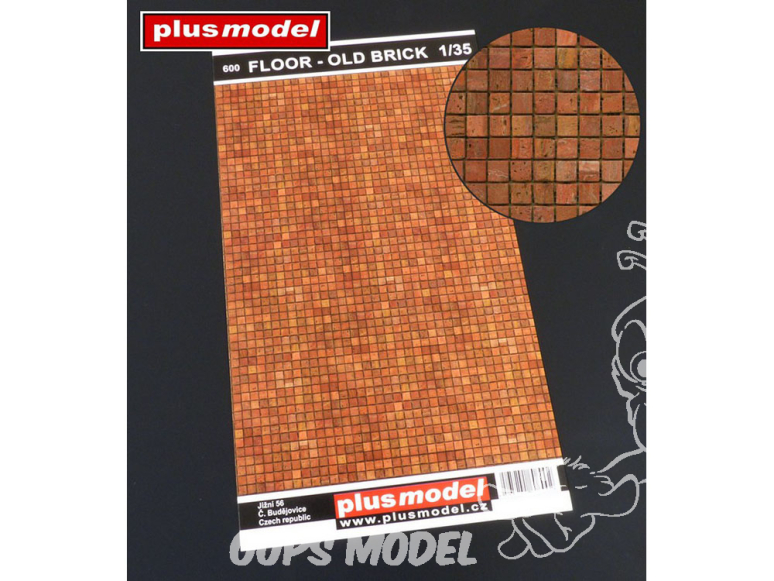 Plus Model 600 Sol motif vieilles briques 1/35