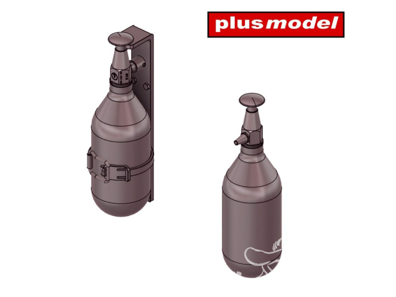 Plus Model Dp3067 Extincteurs britanniques 1/35