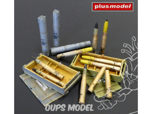 Plus Model Diorama DP3059 Munitions 88 mm Tigre I, Flak 88-18, 36, 37 1/35