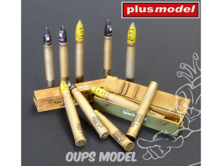 Plus Model Diorama DP3060 Munitions 88 mm Tigre II, Jagdpanther, Elefant 1/35