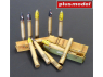 Plus Model Diorama DP3060 Munitions 88 mm Tigre II, Jagdpanther, Elefant 1/35