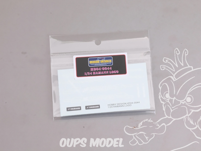 Hobby Design accessoire voiture HD04-0044 Décalcomanies Logos Hamann 1/24