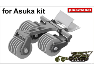 Plus Model 598 Exploseur de mines T1E1 US Sherman Kit Asuka 1/35