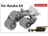 Plus Model 598 Exploseur de mines T1E1 US Sherman Kit Asuka 1/35