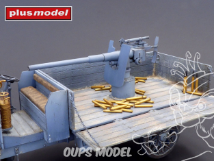 Plus Model 615 Kit de conversion Vickers gun QF-3 1/35