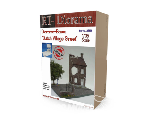 RT-Diorama 35164 Base du diorama Rue du village hollandais 1/35