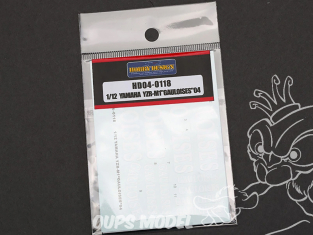 Hobby Design accessoire moto HD04-0118 Décalcomanies logos Gauloises Yamaha YZR-M1 2004 1/12