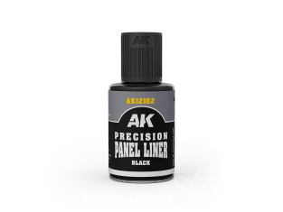 AK interactive AK12102 PRECISION PANEL LINER Noir