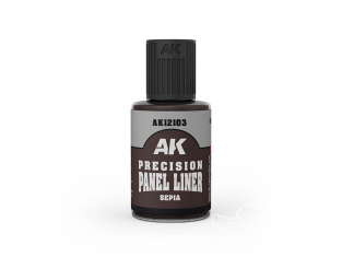 AK interactive AK12103 PRECISION PANEL LINER Sépia