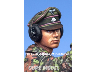 Alpine figurine H034 Ensemble de têtes d'équipage WSS Panzer n° 4 1/35