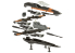 Revell maquette Star Wars 06564 Le chasseur X-Wing de Poe Lumière Son Build et Play 1/78