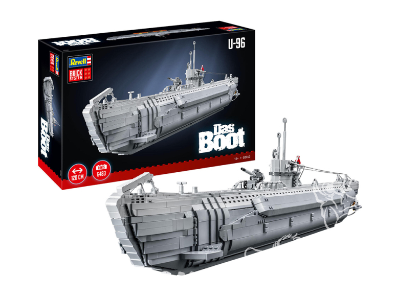 REVELL 00960 Sous-marin Le bateau Système de briques (idem que lego) 1/56