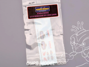 Hobby Design accessoire moto HD04-0066 Décalcomanies logos Honda NSR250R SP 1988 1/12