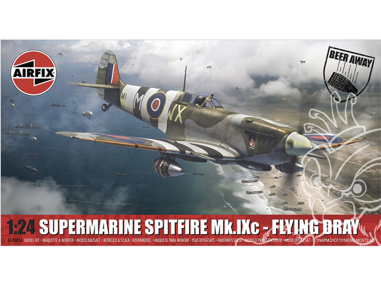 AIRFIX maquettes avion A17002 Supermarine Spitfire Mk.VIII 1/24