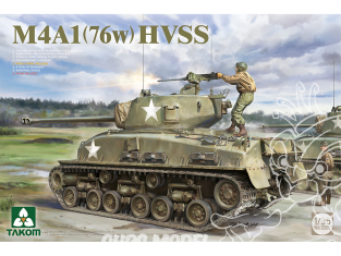 Takom maquette militaire 2205 M4A1 (76w) HVSS 1/35