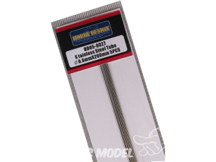 HOBBY DESIGN 05-0027 Tube inox 0,6mm x 200mm x5