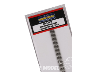 HOBBY DESIGN 05-0015 Tube inox 1,2mm x 200mm x5