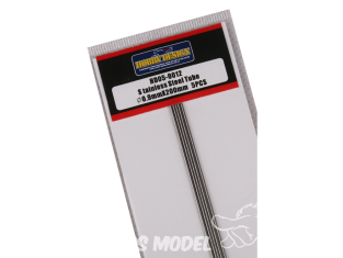 HOBBY DESIGN 05-0012 Tube inox 0,9mm x 200mm x5
