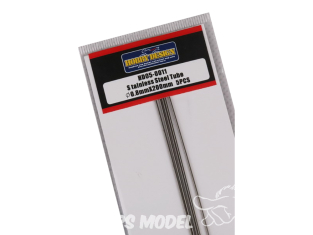 HOBBY DESIGN 05-0011 Tube inox 0,8mm x 200mm x5