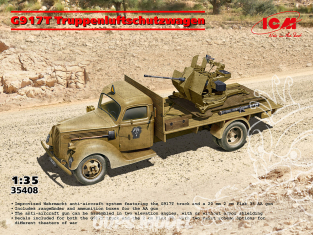 Icm maquette voiture 35408 G917T Truppenluftschutzwagen 1/35