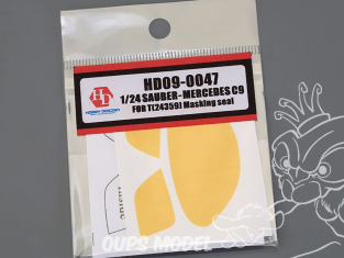 Hobby Design accessoire voiture HD09-0047 Masques Sauber-Mercedes C9 Tamiya 1/24