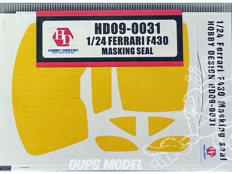 Hobby Design accessoire voiture HD09-0031 Masques Ferrari F430 1/24