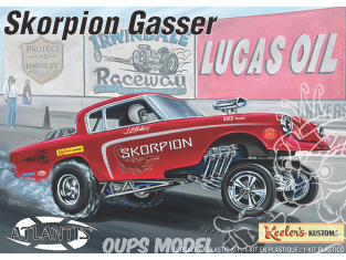 Atlantis maquette voiture 13102 Keelers Kustoms Skorpion Gasser 1/25