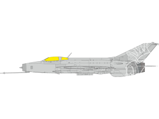 Eduard Express Mask EX1142 MiG-21F-13 TFace Eduard 1/48