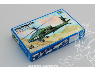 Trumpeter maquette hélicoptére 05838 AH-64A Apache 1/48
