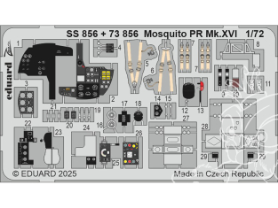 Eduard photodecoupe avion SS856 Zoom amélioration Mosquito PR Mk.XVI Special Hobby 1/72