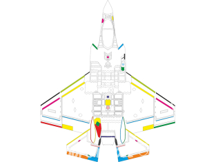 Eduard Express Mask CX698 F-35C RAM Coating Tamiya 1/72