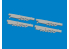 Eduard kit d&#039;amelioration avion brassin Print 6481147 Echappements Junkers Ju 88A Eduard / Icm 1/48