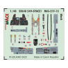 Eduard Space décalques 3D 3DL48249 MiG-21F-13 Noir Eduard 1/48
