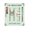 Eduard Space décalques 3D 3DL48251 Harnais MiG-21F-13 Eduard 1/48