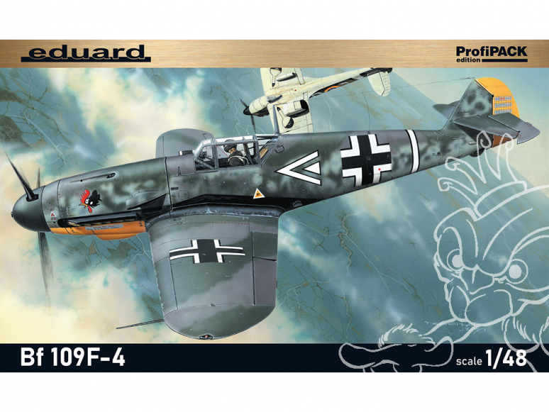 EDUARD maquette avion 82114 Messerschmitt Bf 109F-4 ProfiPack Edition Réédition 1/48
