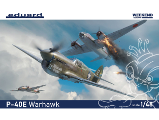 EDUARD maquette avion 84207 P-40E Warhawk WeekEnd Edition 1/48