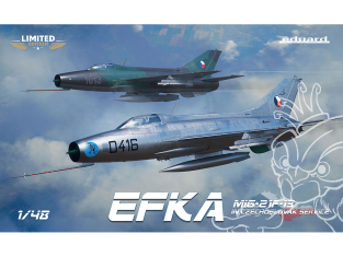 EDUARD maquette avion 11190 EFKA - MiG-21F-13 en service Tchécoslovaque Edition Limitée 1/48