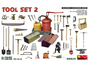 Mini Art maquette militaire 35671 JEU D'OUTILS Set 2 1/35