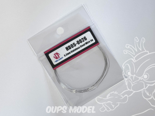 Hobby Design amélioration HD05-0026 Fil électrique acier inoxydable 0,38mm 1m 1/24