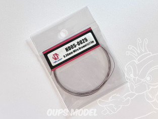 Hobby Design amélioration HD05-0025 Fil électrique brun 0,38mm 1m 1/24