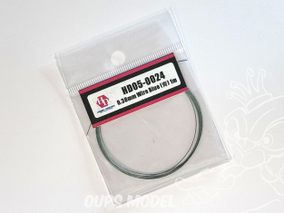 Hobby Design amélioration HD05-0024 Fil électrique bleu 0,38mm 1m 1/24