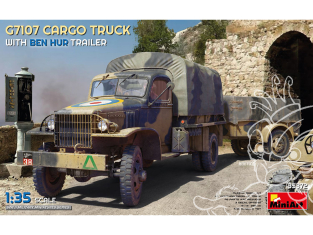 MINI ART maquette militaire 35372 CAMION CARGO 1,5T 4X4 AVEC REMORQUE 1/35