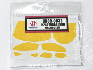 Hobby Design accessoire voiture HD09-0033 Masques Ferrari 599 1/24