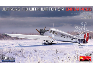 Mini Art maquette avion 48020 JUNKERS F13 AVEC SKI D'HIVER. PREMIÈRE PRODUCTION 1/48