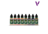 Vallejo Peinture Acrylique Squidmar 72204 Coffret de peinture Peinture faciale 8x18ml