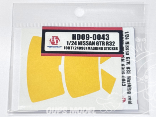 Hobby Design accessoire voiture HD09-0043 Masques Nissan GTR R32 Tamiya 1/24