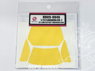 Hobby Design accessoire voiture HD09-0046 Masques Savanna RX-7 GT-Limited Tamiya 1/24
