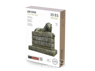 RT-Diorama 35183K Statue de Lion sur socle 1/35