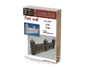 RT-Diorama 35245K Mur du parc en ceramique 1/35
