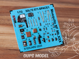 Eduard Space décalques 3D 3DL72071 Mosquito NF Mk.XVI Special Hobby 1/72
